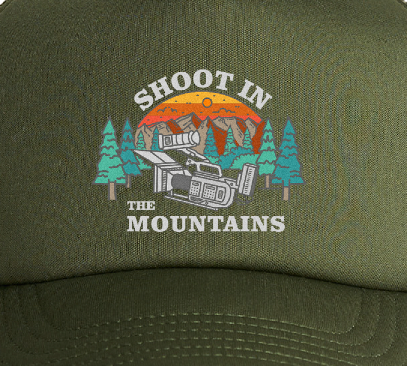 Shoot In The Mountains Hat - Green