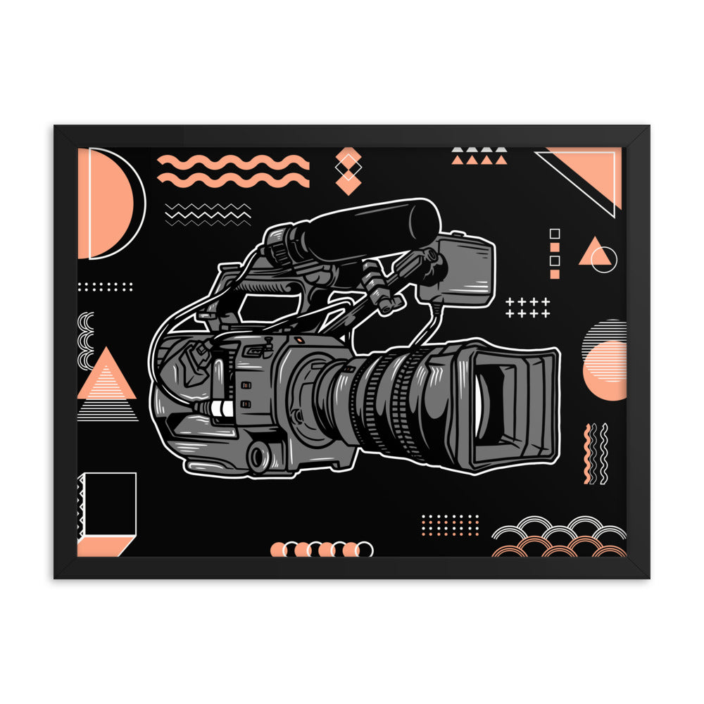 FS7 Camera Poster (Framed)