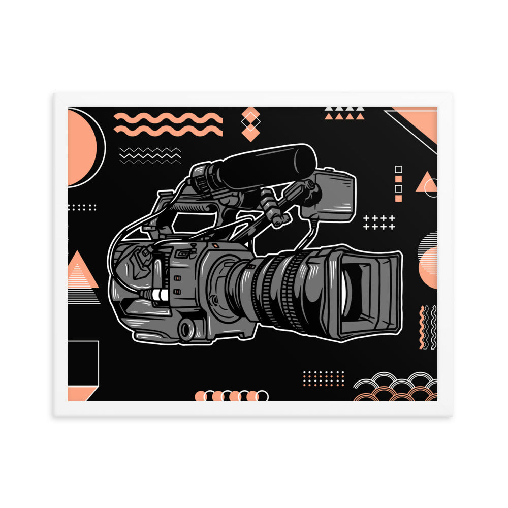 FS7 Camera Poster (Framed)