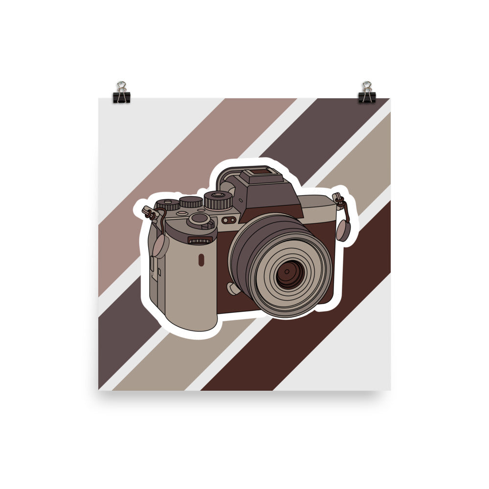 Sony A7S III Camera Poster (Unframed)