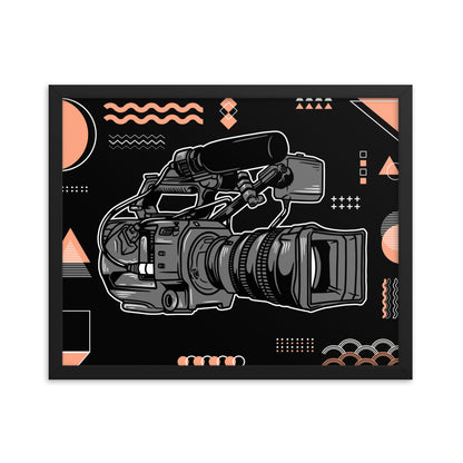 FS7 Camera Poster (Framed)